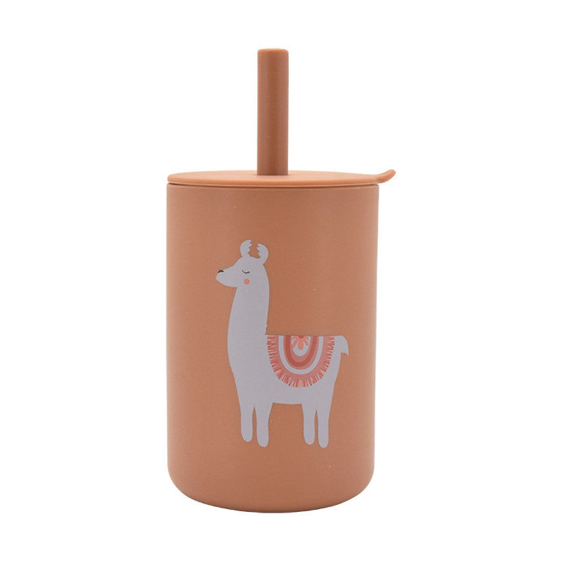 Silicone Children's Straw Straight Cup