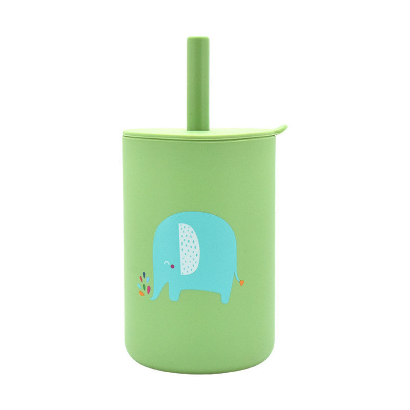 Silicone Children's Straw Straight Cup