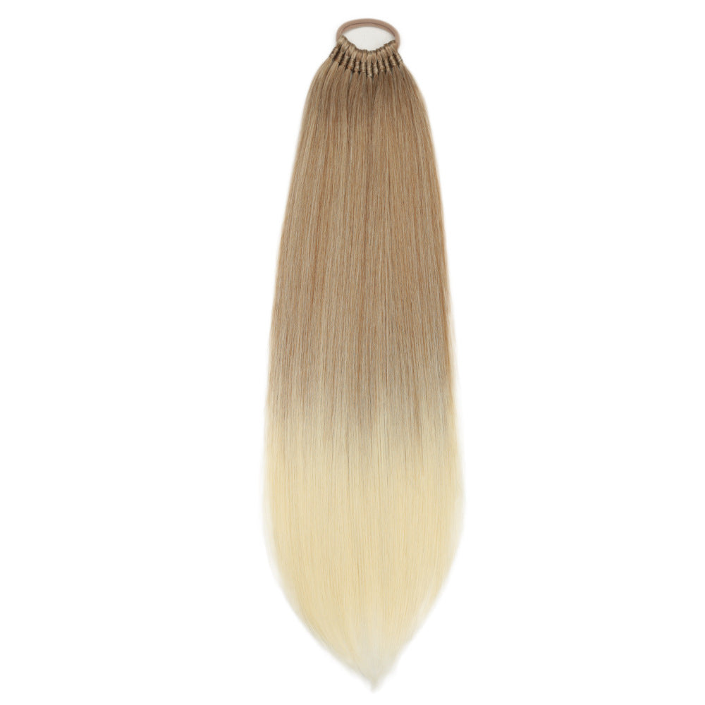 High Temperature Silk Head Rope Horsetail Wig