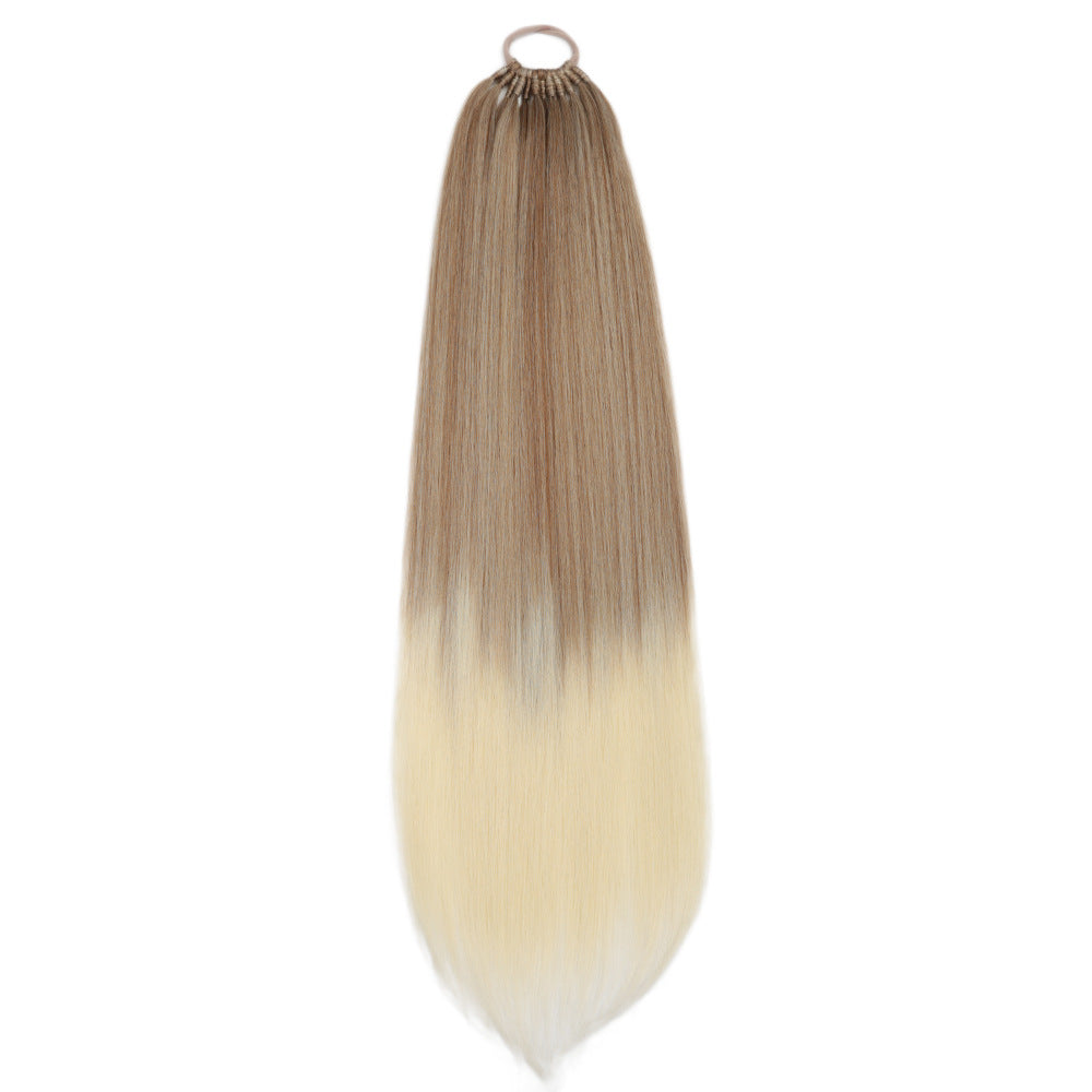 High Temperature Silk Head Rope Horsetail Wig