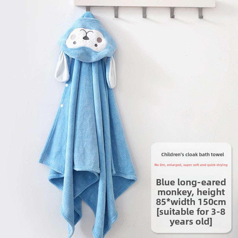 Children's Bath Towel Cape