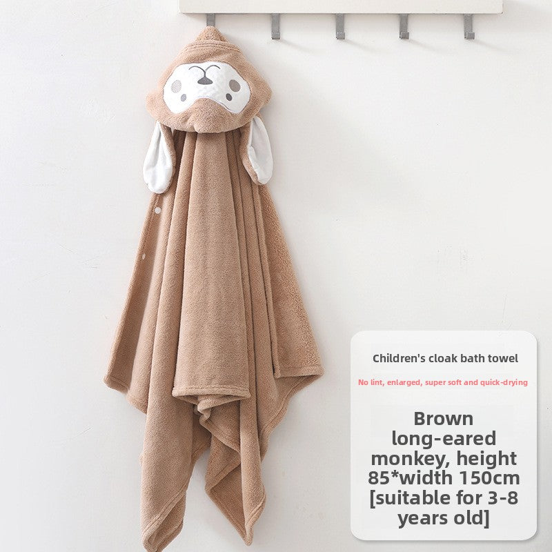 Children's Bath Towel Cape
