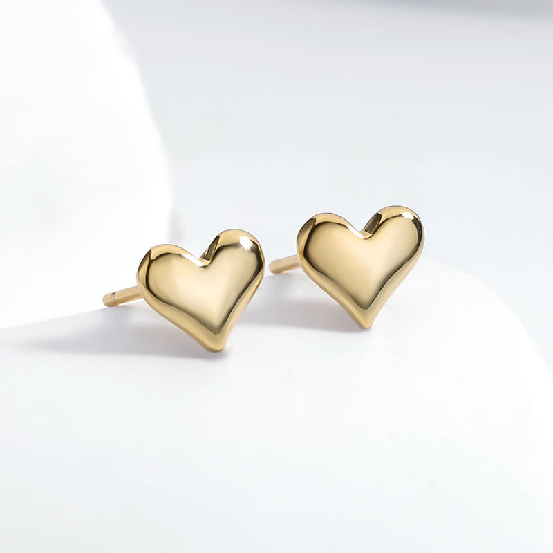 Minimalist Glossaid Love Earrings