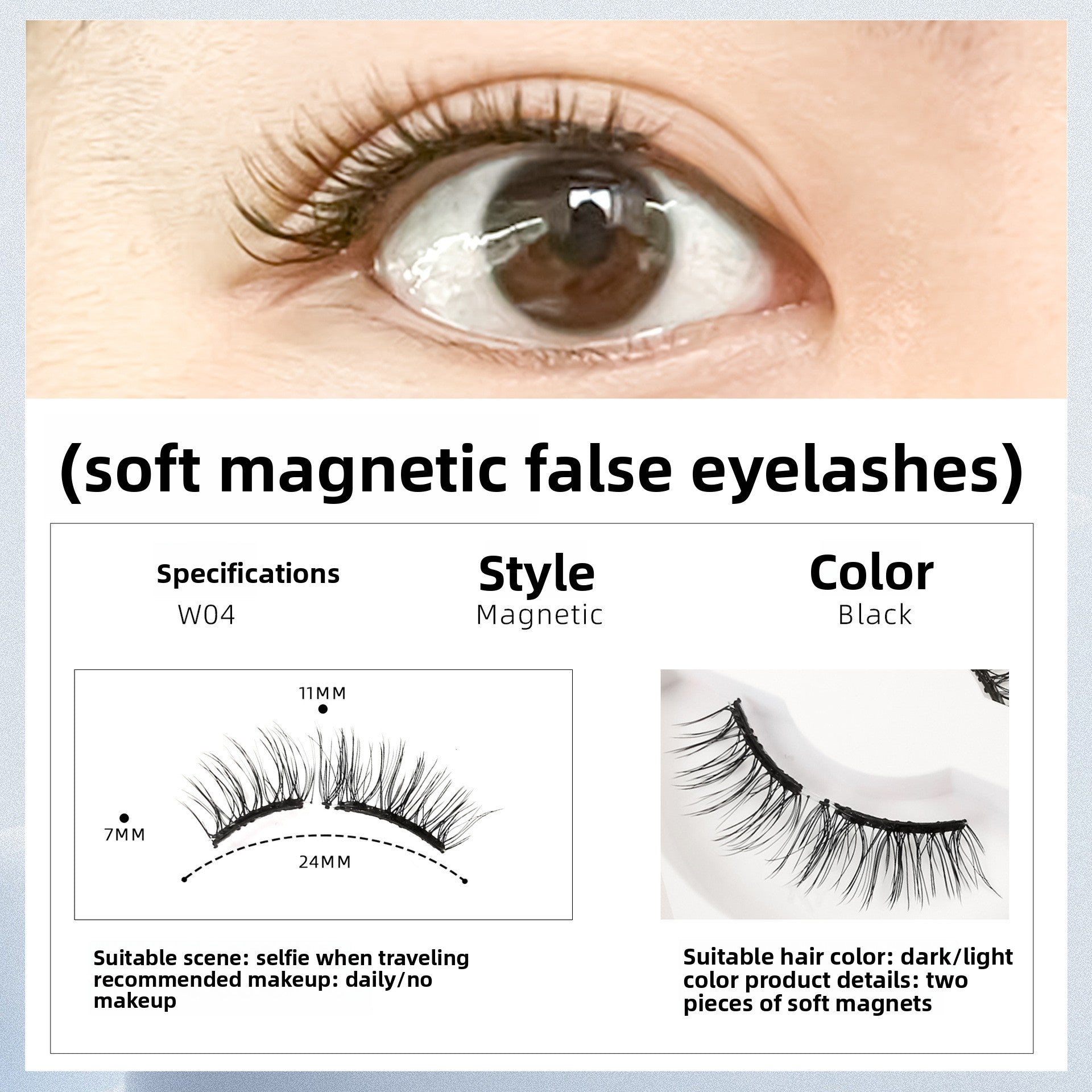 Double Magnetic Magnetic Eyelash Suit