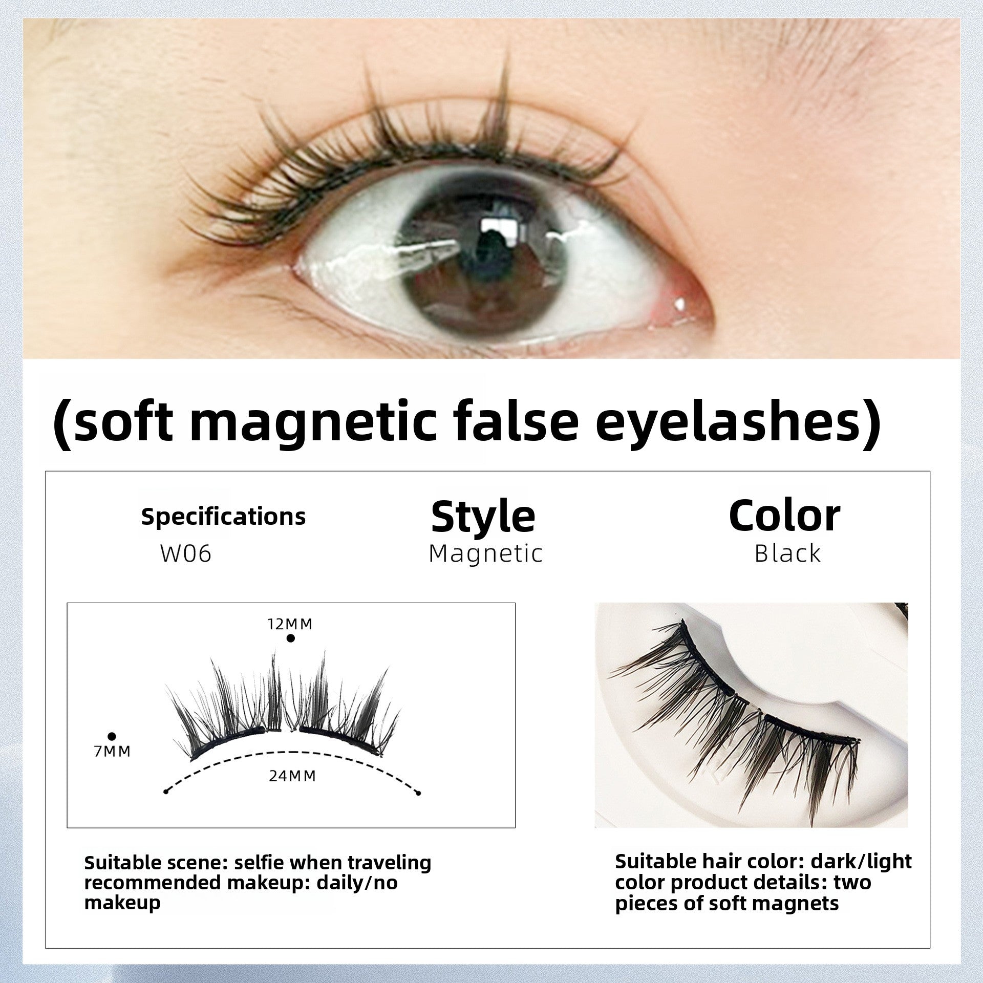 Double Magnetic Magnetic Eyelash Suit