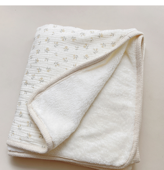 Cotton Yarn Fleece-lined Fleece Blanket