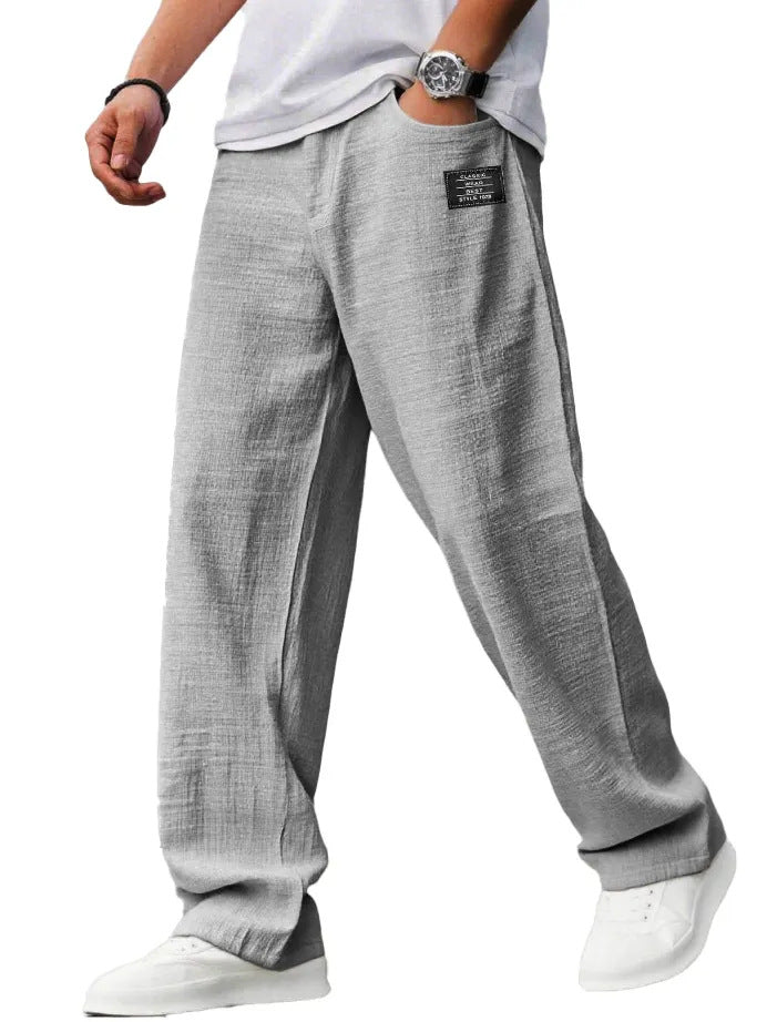 Men's Drawstring Loose Trousers