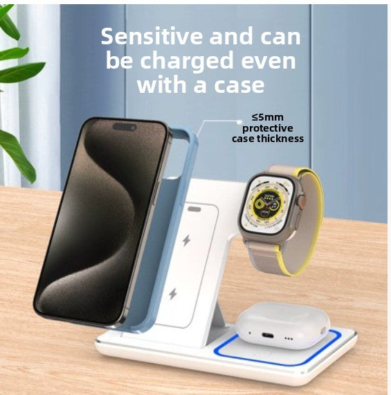 Folding Three-in-one Wireless Charger