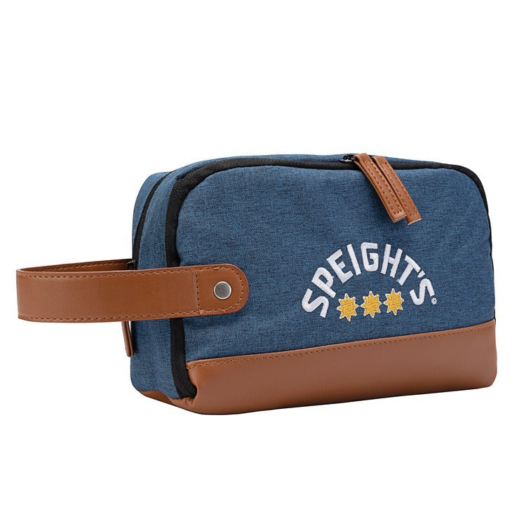 12-inch washed canvas European-style retro men's toiletry bag cross-border hot multi-functional portable cosmetic bag customizable