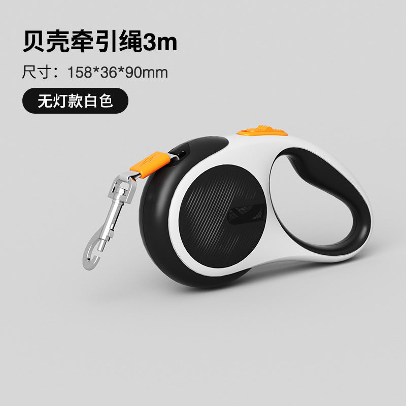 Pet dog hand holding rope retractable walking dog hand holding rope automatic shrinkage large dog explosion-proof dog leash cat