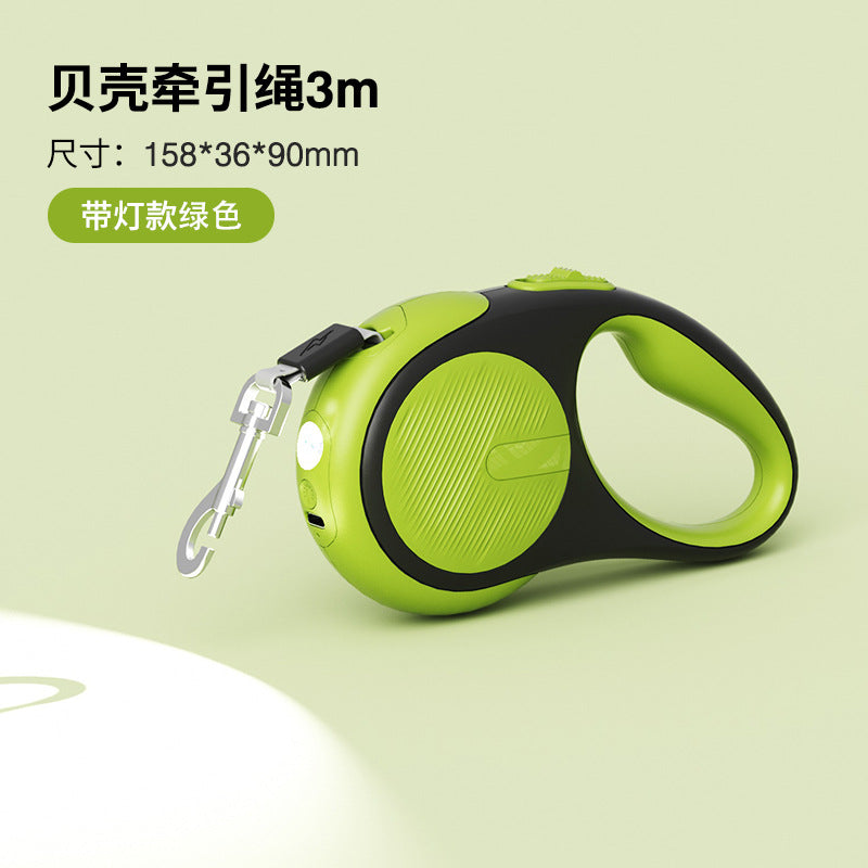 Pet dog hand holding rope retractable walking dog hand holding rope automatic shrinkage large dog explosion-proof dog leash cat
