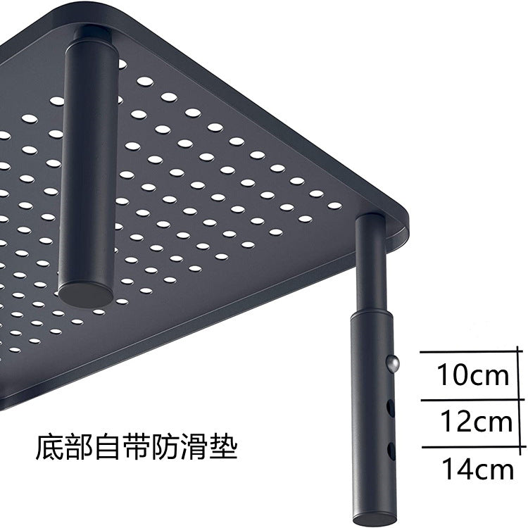 In stock supply computer display screen height increasing table stand height adjustable tool-free cooling computer height increasing table