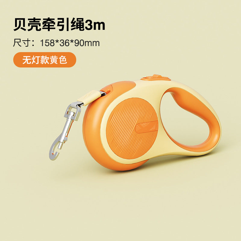Pet dog hand holding rope retractable walking dog hand holding rope automatic shrinkage large dog explosion-proof dog leash cat