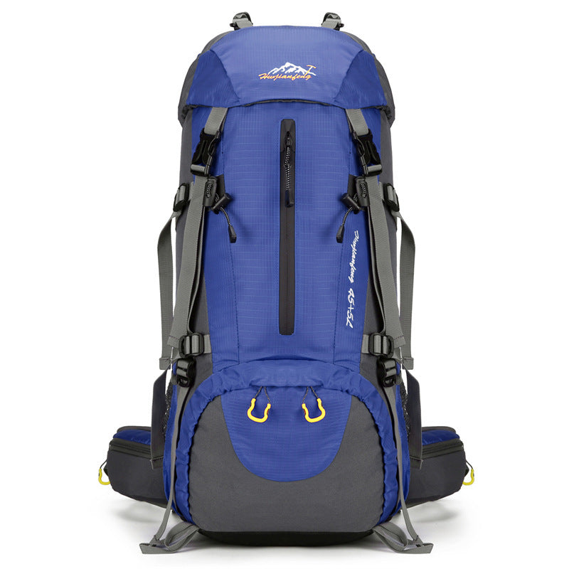 Cross-border outdoor sports large capacity climbing backpack multi-functional waterproof travel bag wear-resistant burden-reducing hiking hiking backpack