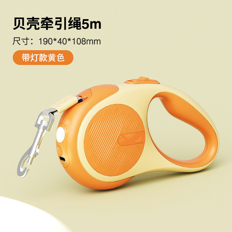 Pet dog hand holding rope retractable walking dog hand holding rope automatic shrinkage large dog explosion-proof dog leash cat