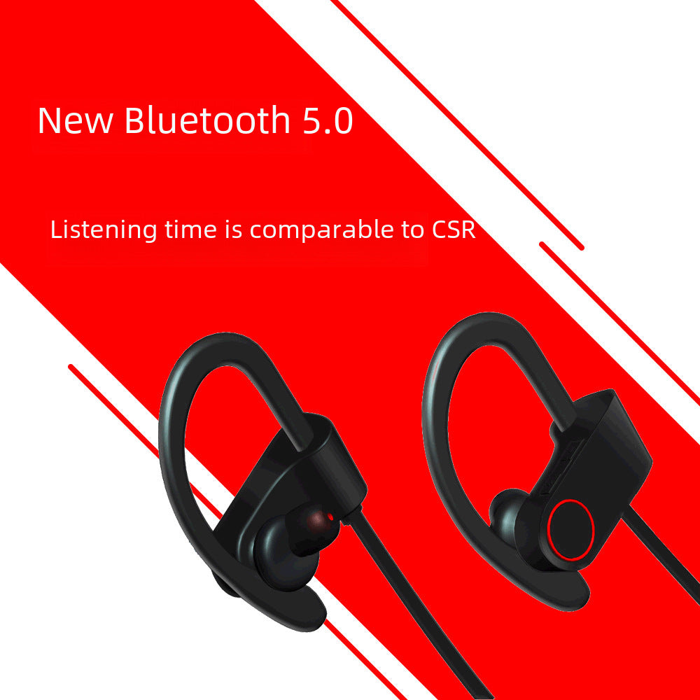 Amazon cross-border hot U8 Bluetooth sport headsets ear-mounted Bluetooth headset ear-mounted factory one piece dropshipping