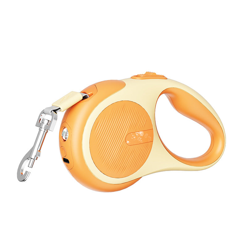 Pet dog hand holding rope retractable walking dog hand holding rope automatic shrinkage large dog explosion-proof dog leash cat