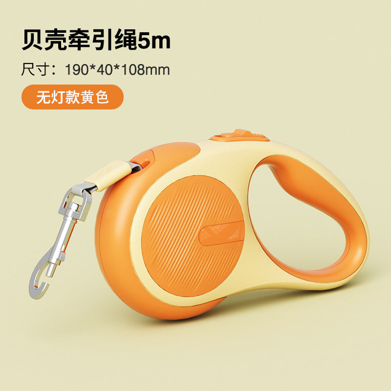 Pet dog hand holding rope retractable walking dog hand holding rope automatic shrinkage large dog explosion-proof dog leash cat