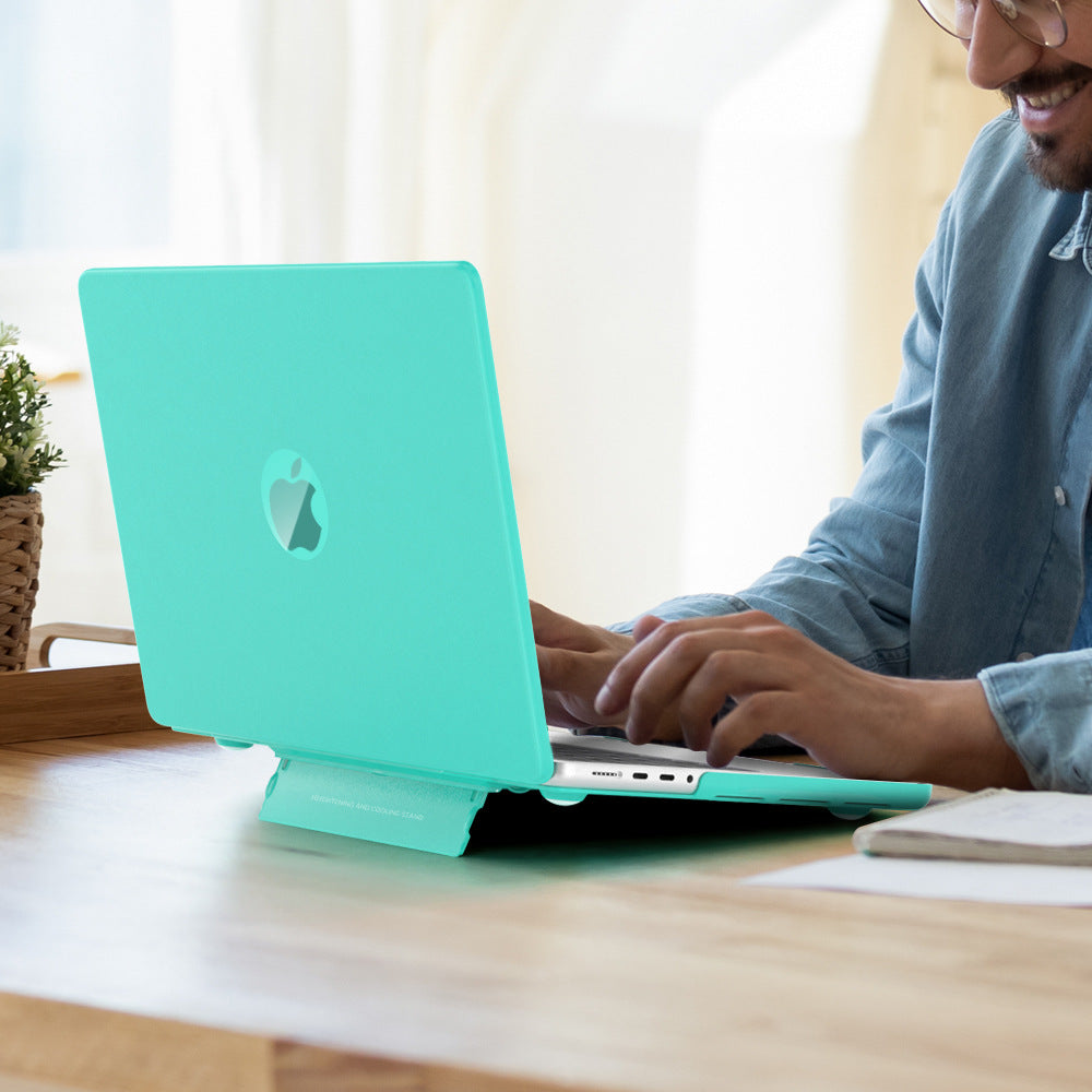 Apple transparent case for macbook notebook protective case air computer case pro invisible bracket protective case