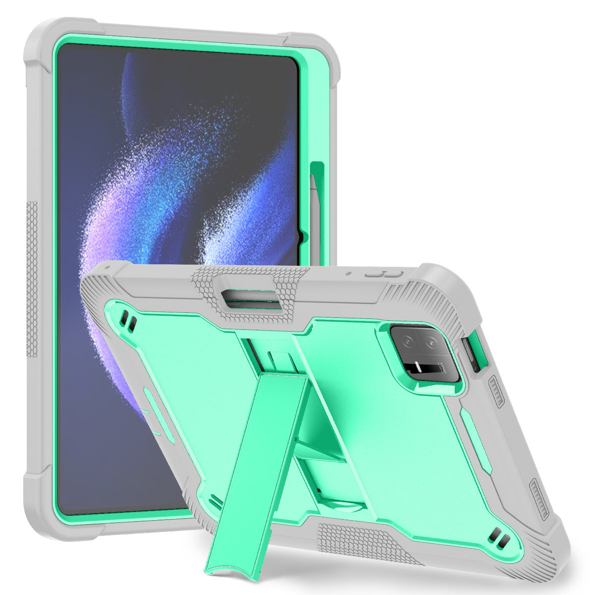Cross-border applicable Xiaomi pad 6pro tablet protective case with stand Redmi se silicone drop-resistant protective case Wholesale