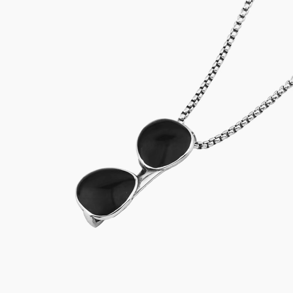 Titanium Steel Necklace Minimalist Pendant Unisex