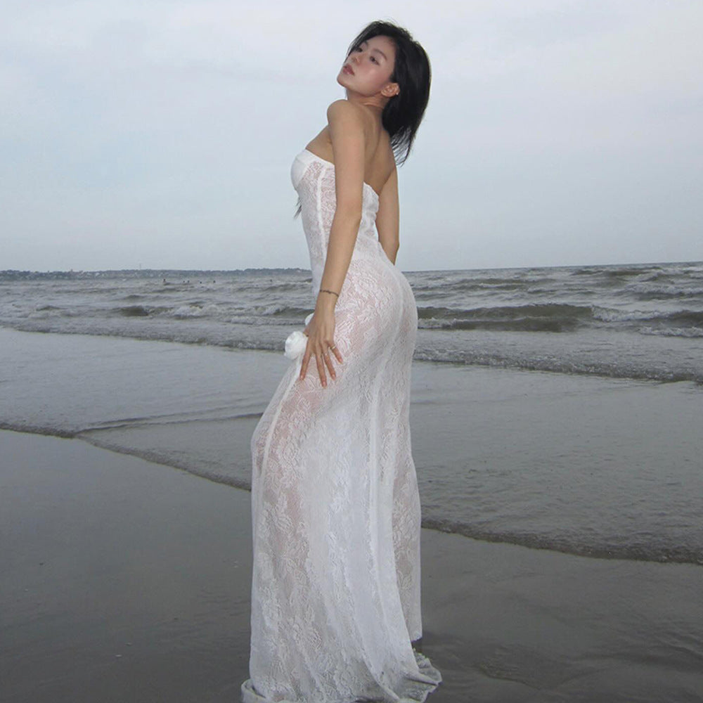 Sexy Lace Dress European Style Autumn New