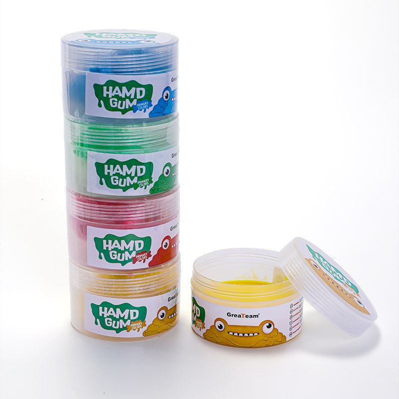 therapy putty finger training mud rehabilitation mud decompression colored clay rubber fitness mud grip exercise mud