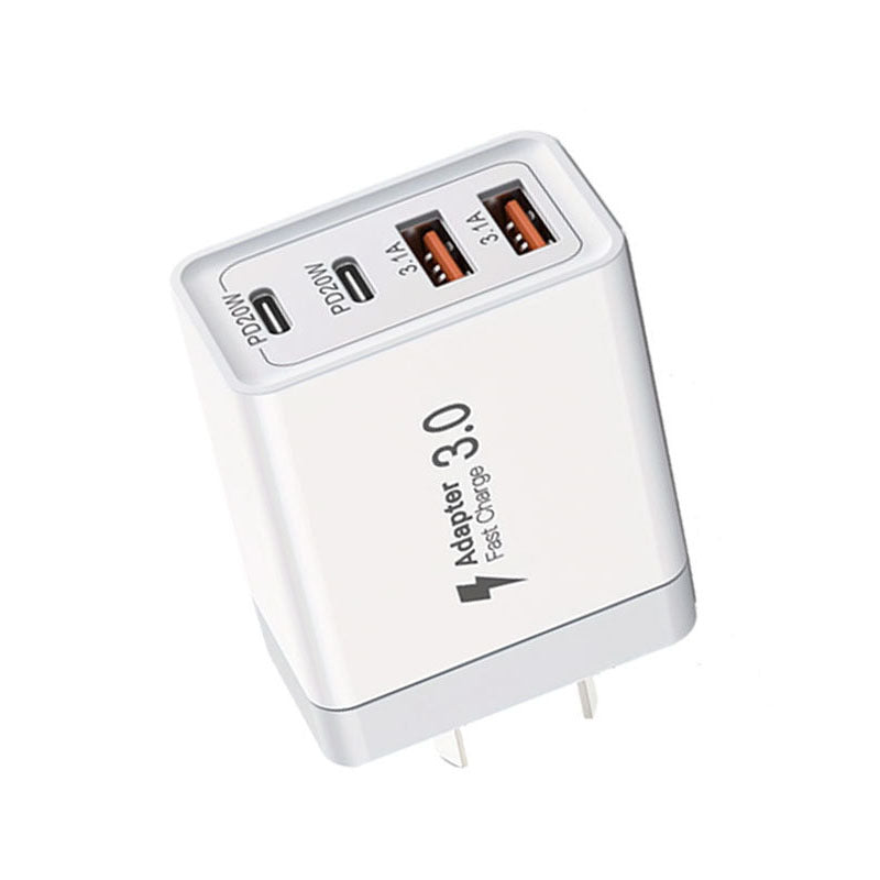 Amazon hot 40W multi-port USB charger for Apple Samsung Android phone fast charge charging plug cross-border