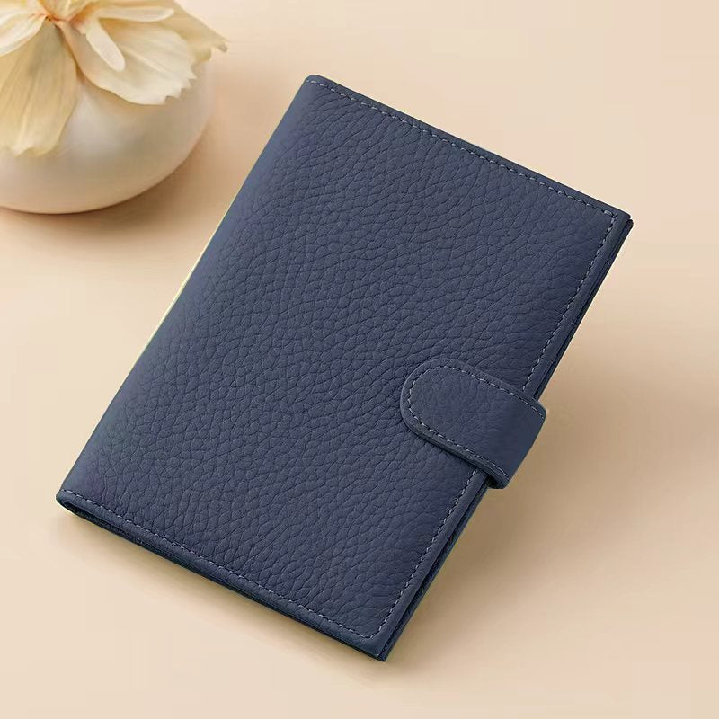Cross-border new arrival leather RFID ultra-thin passport holder multi-function wallet ticket clip passport ID wallet storage bag