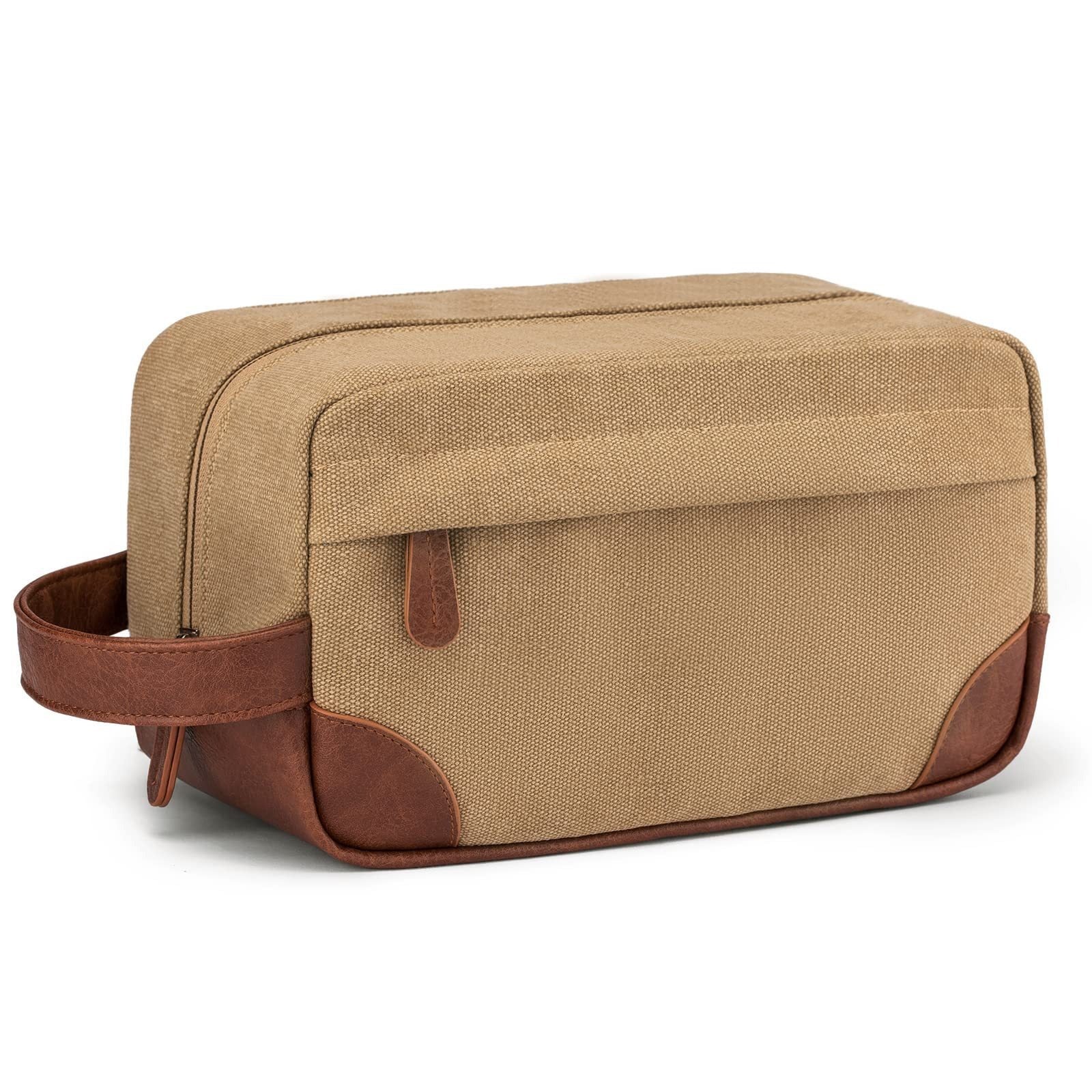 12-inch washed canvas European-style retro men's toiletry bag cross-border hot multi-functional portable cosmetic bag customizable