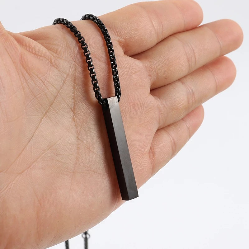 Wish Minimalist Stainless Steel Pendant Necklace