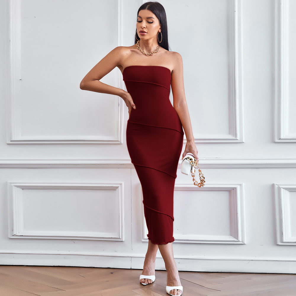New Sexy Strapless Bodycon Dress