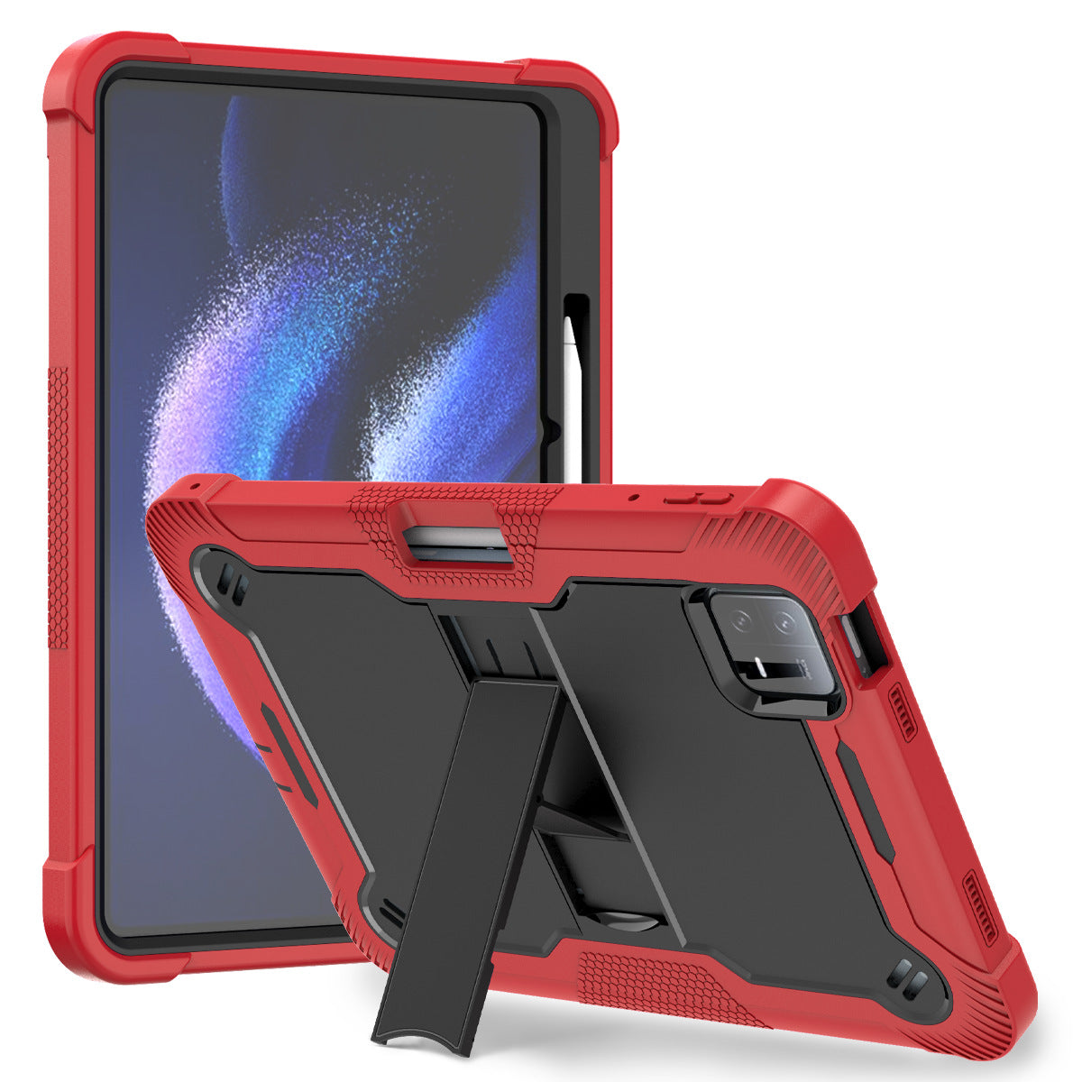 Cross-border applicable Xiaomi pad 6pro tablet protective case with stand Redmi se silicone drop-resistant protective case Wholesale