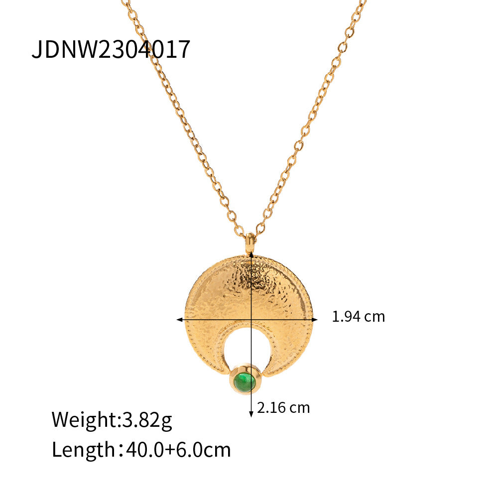 European and American Myth Moon Pendant Necklace for Women