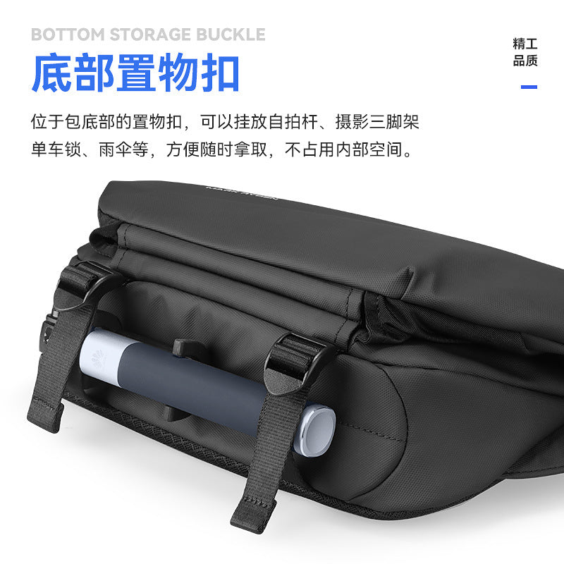 MARK RYDEN new leisure sports function chest Bag Men's personalized messenger bag 2022 cross-border trendy brand shoulder bag