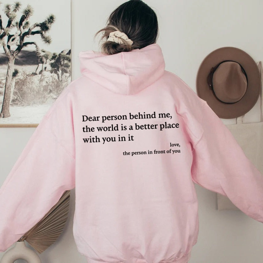 Cross-border foreign trade autumn and winter New letter printed hoodie men's and women's loose leisure all-matching hoodie batch