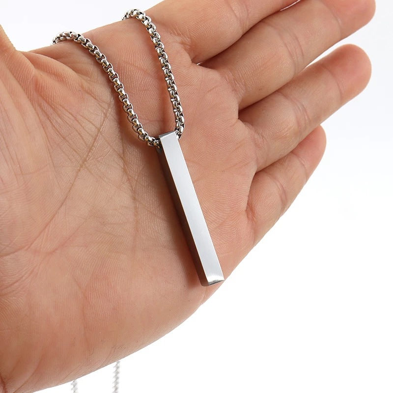 Wish Minimalist Stainless Steel Pendant Necklace