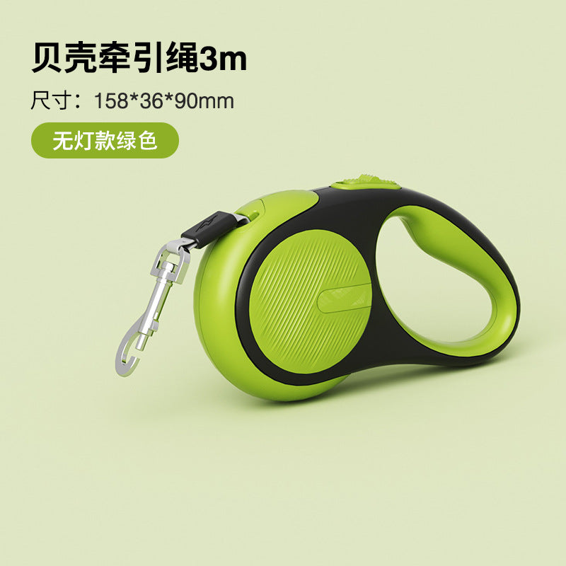 Pet dog hand holding rope retractable walking dog hand holding rope automatic shrinkage large dog explosion-proof dog leash cat