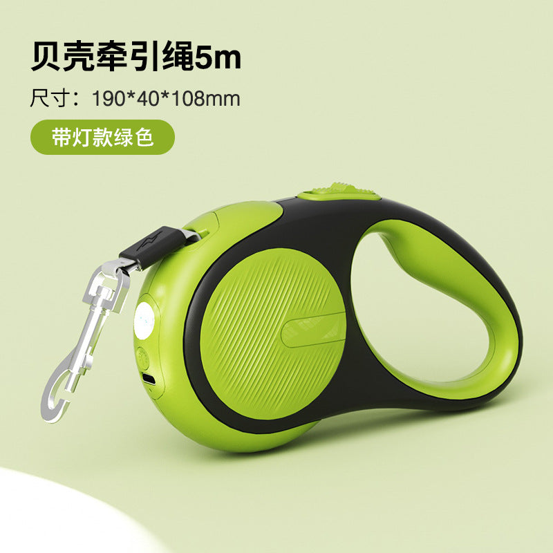 Pet dog hand holding rope retractable walking dog hand holding rope automatic shrinkage large dog explosion-proof dog leash cat
