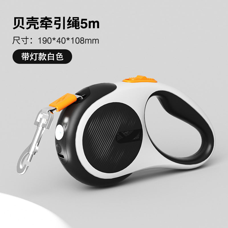 Pet dog hand holding rope retractable walking dog hand holding rope automatic shrinkage large dog explosion-proof dog leash cat
