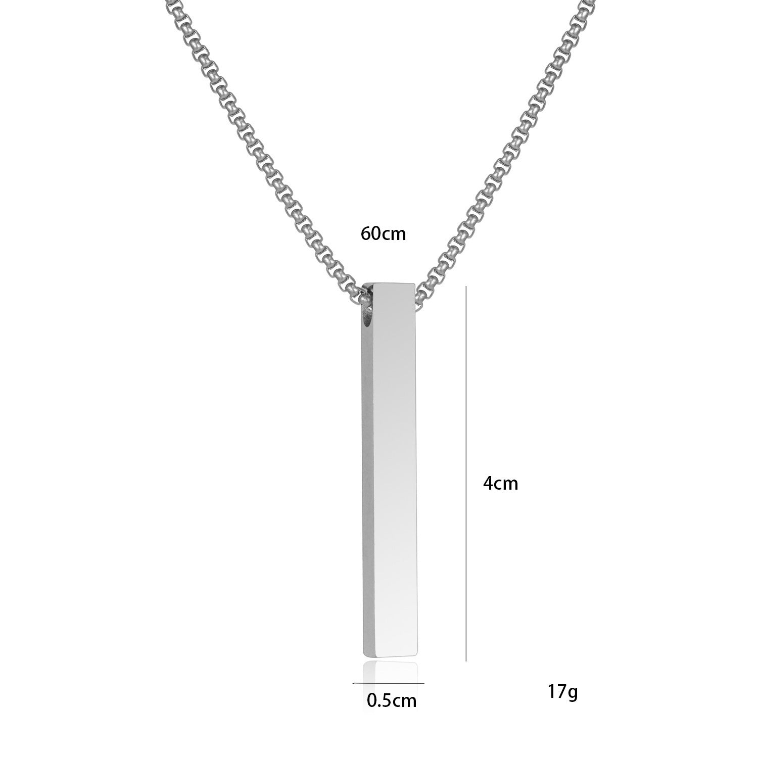 Wish Minimalist Stainless Steel Pendant Necklace