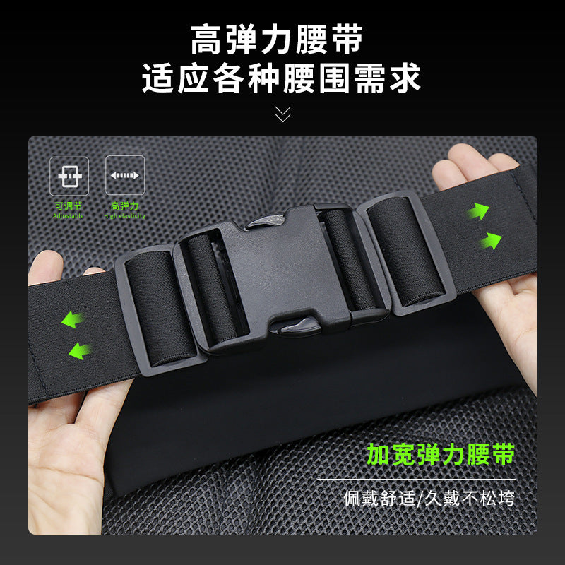 Cross-border outdoor sports waist bag fitness close-fitting running cell phone belt bag fitness kettle waist bag multifunctional kettle bag