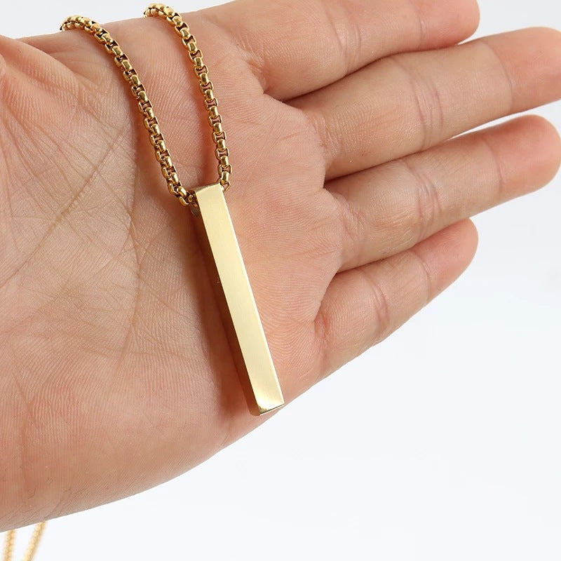 Wish Minimalist Stainless Steel Pendant Necklace
