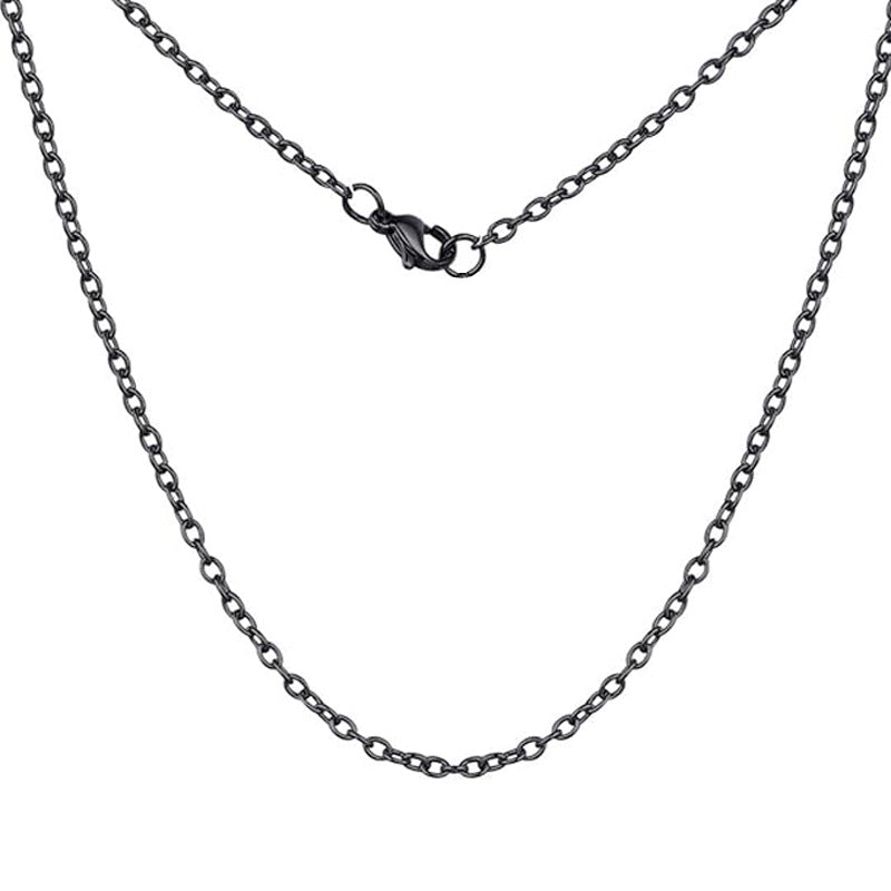 Stainless steel twelve-color urn necklace pendant human ashes memorial pendant fashion cylindrical design necklace