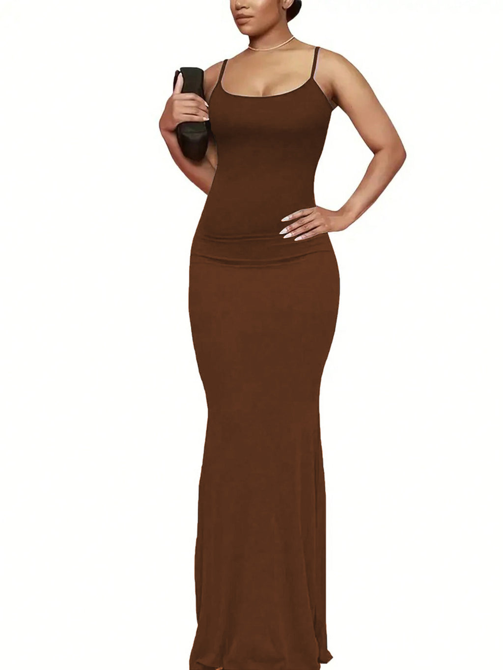 New Ins European Sexy Slim Waist Bodycon Camisole Dress|tops