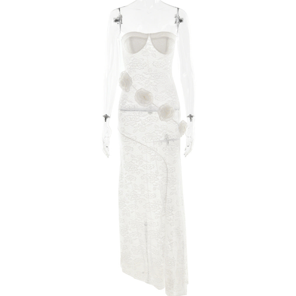 Sexy Lace Dress European Style Autumn New