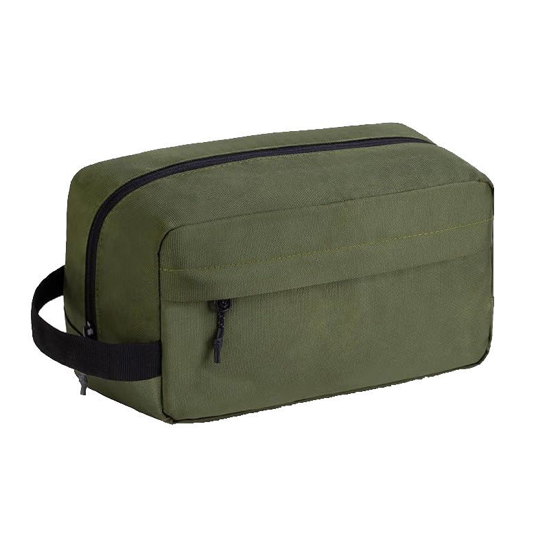 12-inch washed canvas European-style retro men's toiletry bag cross-border hot multi-functional portable cosmetic bag customizable