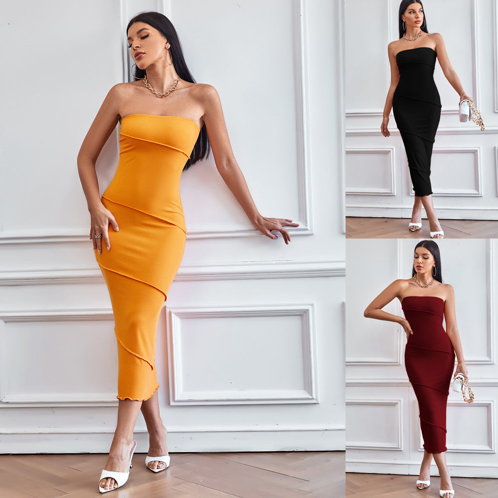 New Sexy Strapless Bodycon Dress