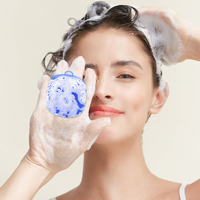 Cross-border Amazon silicone face cleansing brush pore cleaning blackhead removal facial brush soft hair beauty cleansing silicone brush