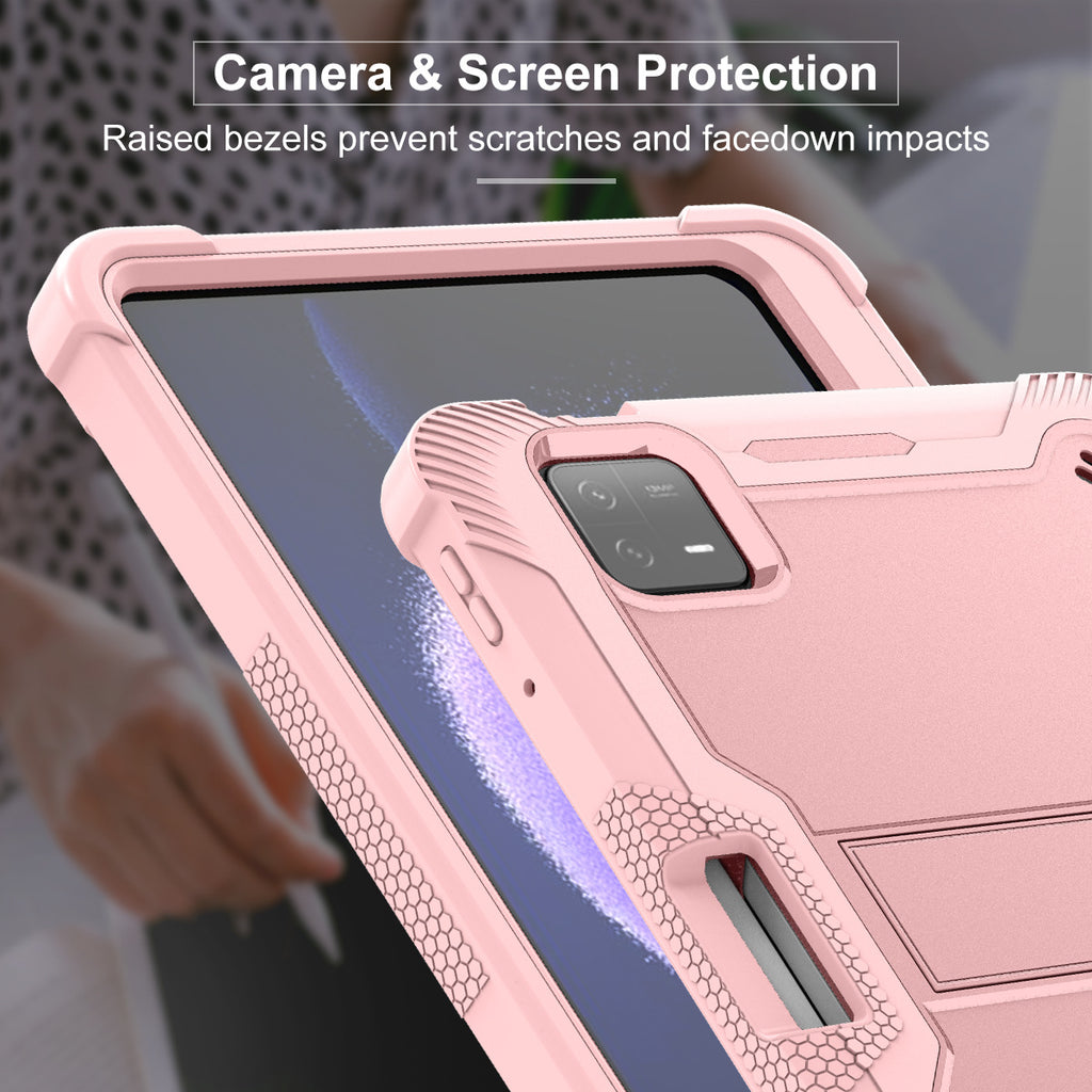 Cross-border applicable Xiaomi pad 6pro tablet protective case with stand Redmi se silicone drop-resistant protective case Wholesale